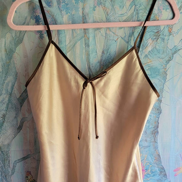 Sold90s Vintage Satin Slip Chemise Sensara - Picture 3 of 8